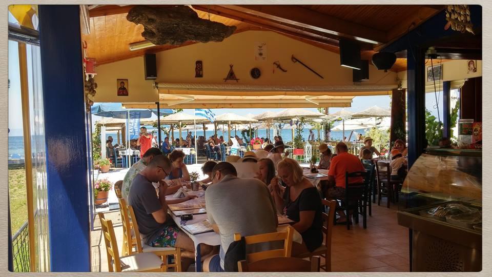 Sikoudis Gorgona Beach Скала-Рахониу Экстерьер фото